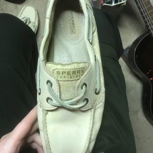 Custom ordered Sperrys. Rare. Slightly worn.